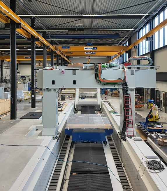 Installatie pama 2 cnc freesmachine